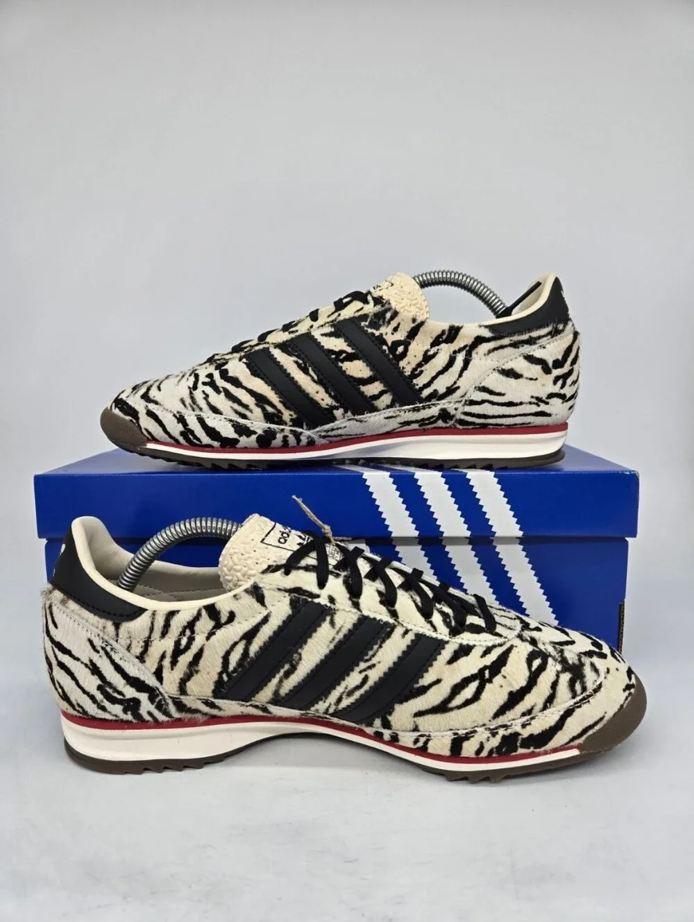 adidas Women's SL 72 OG KH8811 Zebra Print Shoes Size 10.5